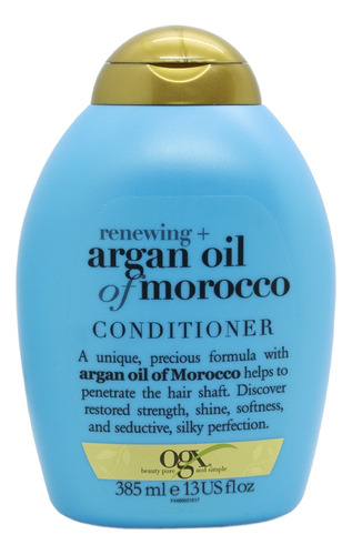 Ogx Argan Oil Of Morocco Enjuague Pelo Dañado X 385ml Local