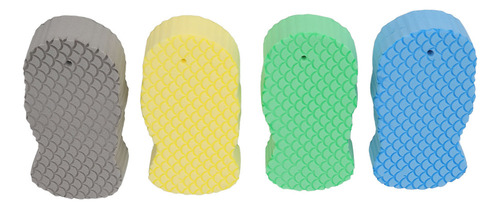 D Esponja Exfoliante 3d For Baño Corporal, 4 Unidades, Ultra