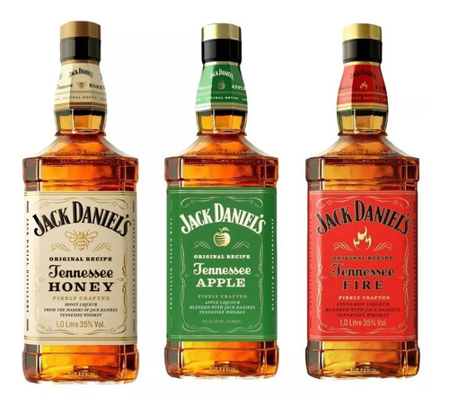 Whisky Jack Daniel's Apple + Jack Honey + Jack Fire