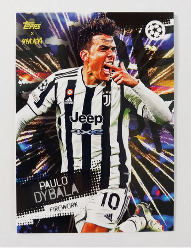 Paulo Dybala Juventus Carta Topps 2022 X Aoki Importada 