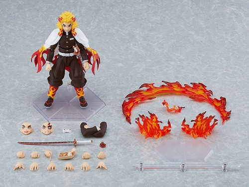 Imagen 8 de 8 de Figma Kyojuro Rengoku Demon Slayer: Kimetsu No Yaiba