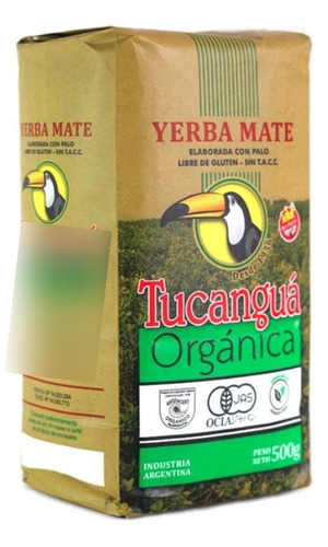 Yerba Mate Orgánica Tucanguá 8 X 500 Gr