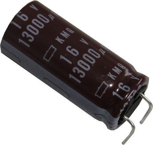 Capacitor Eletrolítico 13000uf 16v Dobrado - Kit C/ 2 Peças