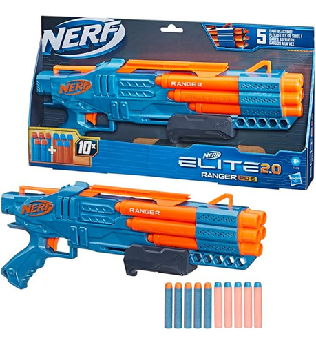 Nerf Elite 2.0 Ranger Lanzador Pd-5 10 Dardos Hasbro