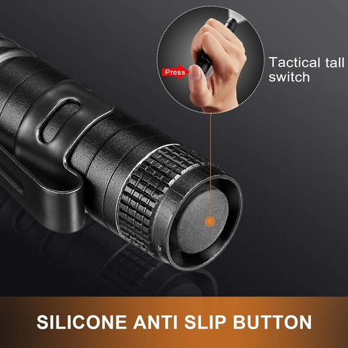 Honoson 10 Mini Linterna Led Pequeña De Mano Para Bolígrafo,