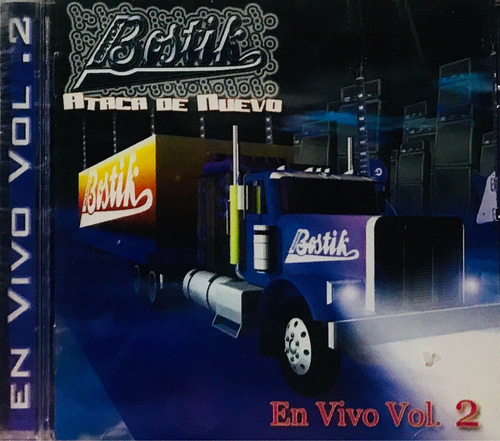 Banda Bostik, Ataca De Nuevo En Vivo Vol. 2 Cd Nuevo Sellado