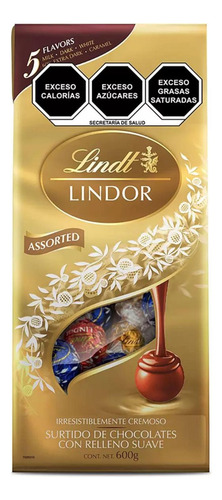 De Chocolates Con Relleno Lindor Lindt 600g