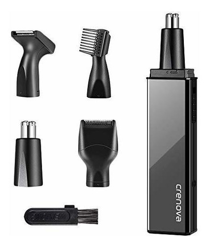 Crenova Electric Nose Hair Trimmer, 4 In 1 Painless Recharge