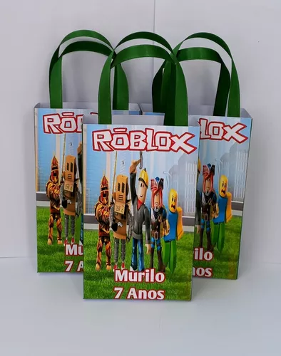 10 Sacolinha Personalizada Roblox Sacolinha Surpresa Roblox