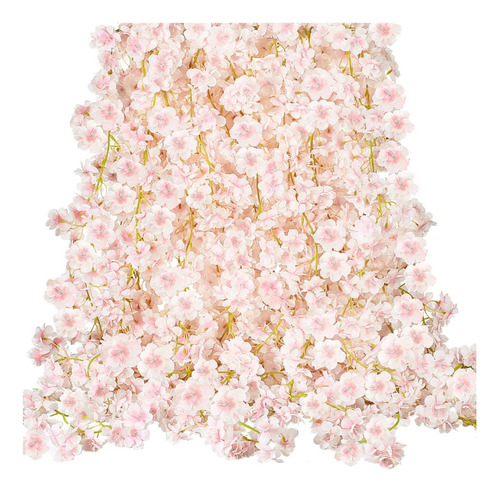 Guia De Flores Cerezo Artificiales 1.8 Mts 6pc Decorativas