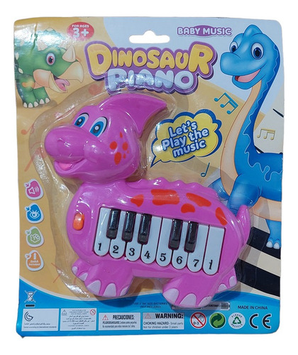 Piano Dinosaurio 24 X 20 X 4 Cm