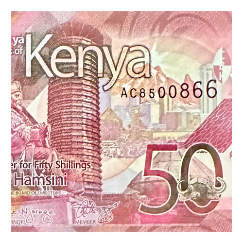 Kenia - 50 Shillings - Año 2019 - P #nd - África