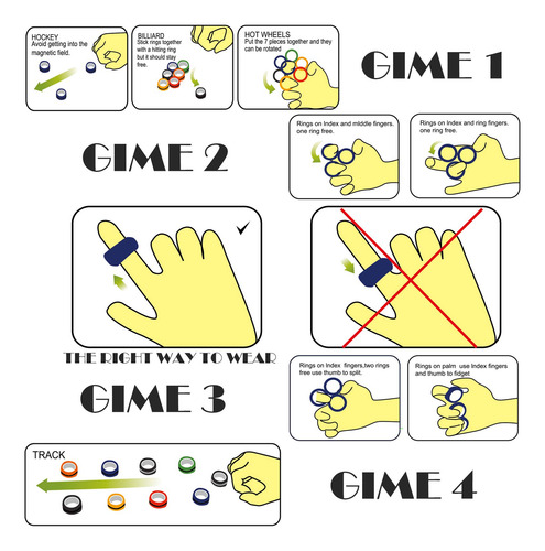 Juego De Juguetes Magnéticos Para Ansiedad, Idea Para El