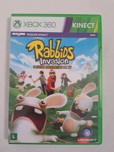 Xbox 360 Rabbit Jogo Xbox 360 Rabbids Invasion | Parcelamento sem juros