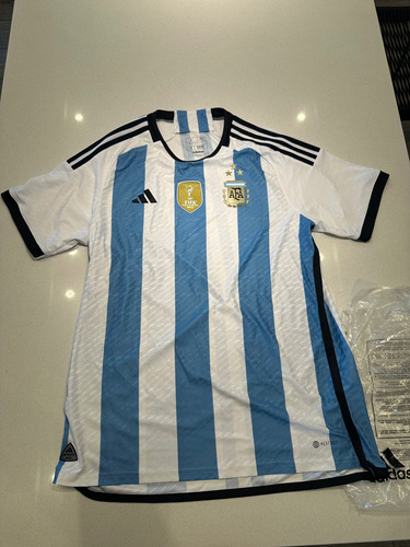 Camiseta Argentina 3 Estrellas - Heat Dry -tela De Juego L