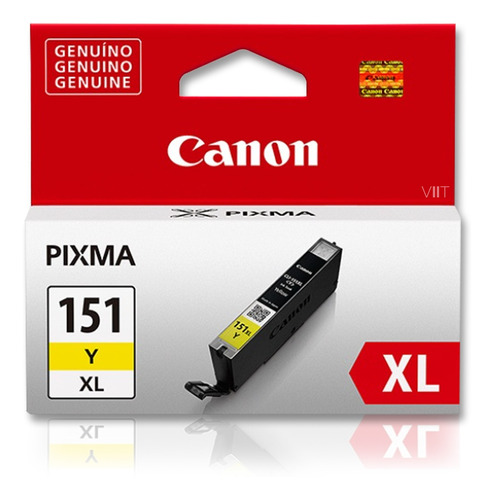 Cartucho Canon Original Cli 151xl Amarelo Pixma Mg5410 C/ Nf