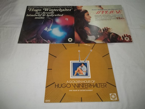 Lp Vinil - Hugo Winterhalter - 3 Discos