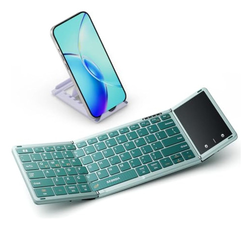 Seenda Teclado Bluetooth Plegable Con Panel