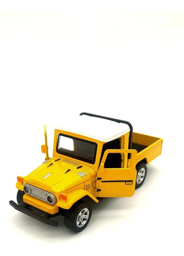 Carrinho Ferro Miniatura Pickup Toyota Carros Brinquedo 1:32