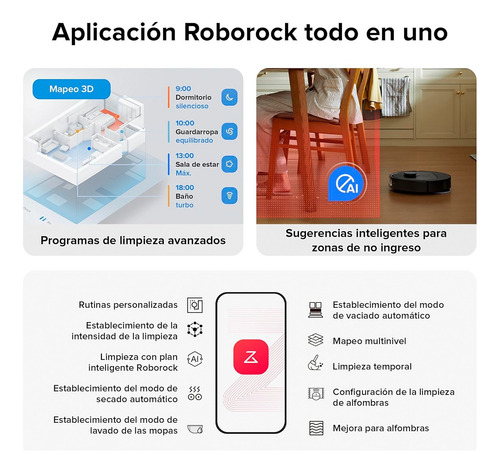 Aspiradora Robot Roborock Qrevo S Con Base Multifuncional