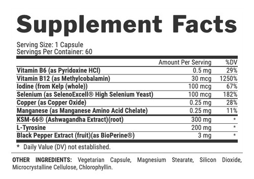 Lipo 6 Black Thyrolean Uc Nutrex Research 60 cápsulas, sabor sem sabor
