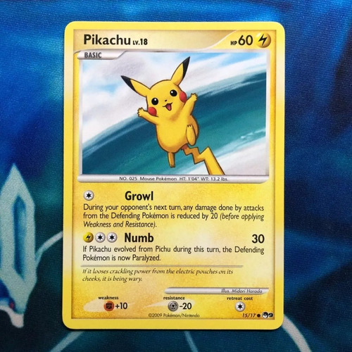 Cartas Pokemon Pikachu Promo Pop 9