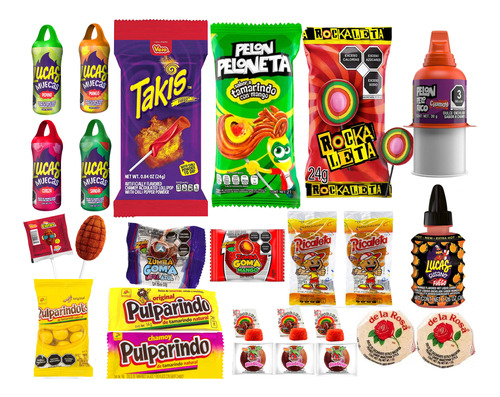Pack Deluxe Dulces Mexicanos 25 Productos Envió Gratis!