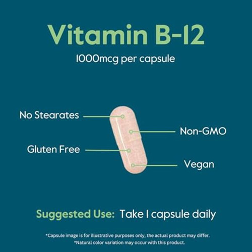 Bestvite Vitamina B12 Metilcobalamina 1000mcg 240 Cápsulas