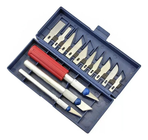 Set De Cutter Bisturí De Precisión Caja 13 Piezas Cambiable