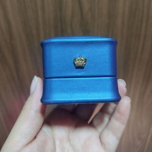 Estuche Caja De Lujo Para Anillo De Boda Compromiso Novia