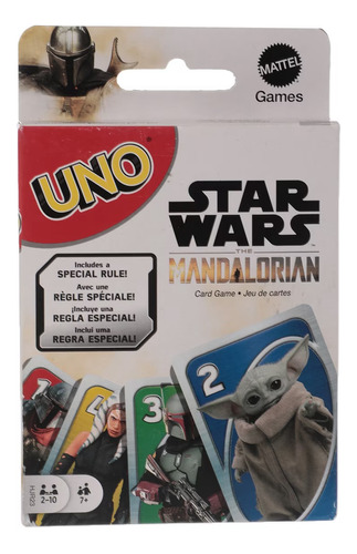 Juego De Mesa Uno Edicion Star Wars Mandalorian Baby Yoda