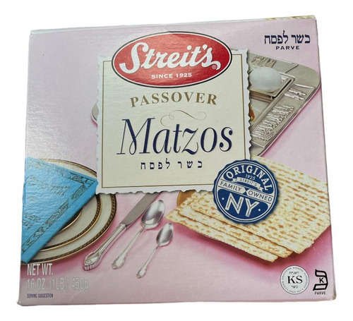 Streit's Matzos Crackers Ligero Kosher