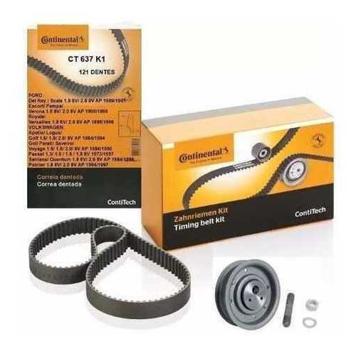 Kit Correia Dentada Tensor Santana Sedan 1.8 Ou 2.0 8v 1988