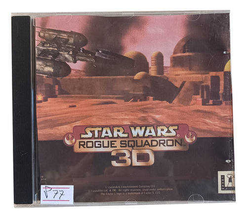 Cd De Jogo Star Wars Rogue Squadron 3d P 77