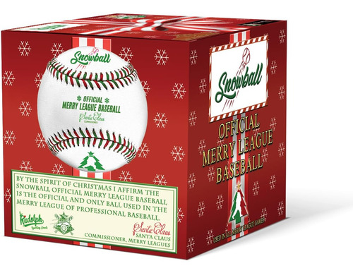 Rudolph Béisbol Navideño Oficial De The Merry Leagues. Calce