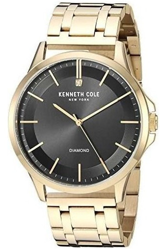 Reloj Kenneth Cole Hombre Dorado/negro Kc50784007