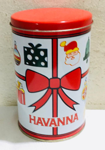 Lata Colección Con Motivos Navideños Havanna - Vacia (Usado)