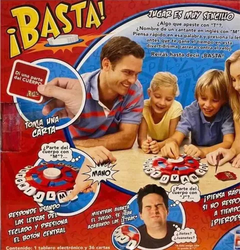 Juego de Mesa ¡Basta! Fotorama Piensa Rápido y Contesta