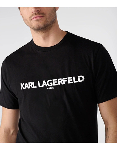 Playera Karl Lagerfled Negra Talla Xl