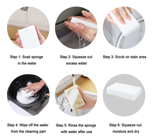 Bloque De Limpieza En V Sponge, Toallita Descontaminante Kit