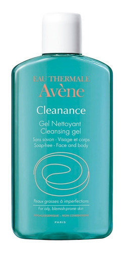 Avene Cleanance Gel Limpiador Rostro Y Cuerpo Pieles Grasas Imperfecciones