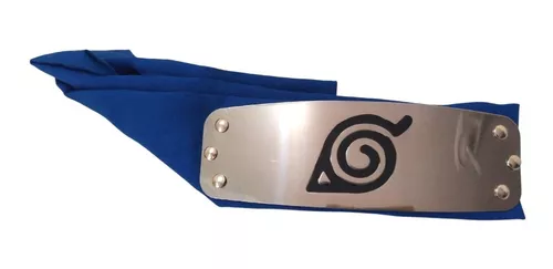 Bandana Azul Naruto Aldeia Vila Da Folha Ninja Anime Nº1 no