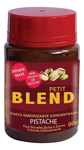 Pasta Saborizante Concentrada Blend Pistache 90g Blending