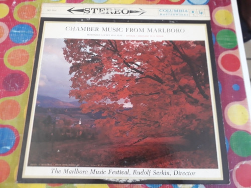 Chamber Music From Marlboro Lp Beethoven Octet In E Flat 