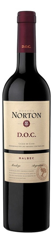 Vinho tinto Norton Malbec Doc 750ml