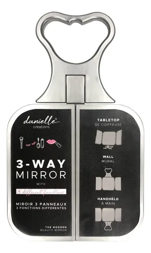Espejo De Maquillaje Danielle Creations Plegable En 3 Direcc