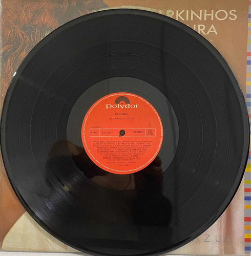 Lp Vinil Markinhos Moura - Anjo Azul - 1987 - Mv (Usado)