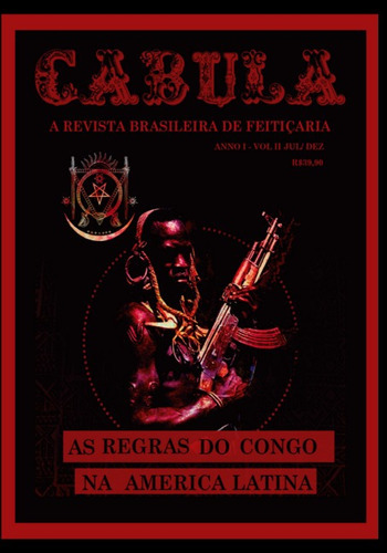 Cabula - A Revista Brasileira De Feitiçaria: Vol Ii, De Bruno Gerfilli. Série Não Aplicável, Vol. 1. Editora Clube De Autores, Capa Mole, Edição 1 Em Português, 2021