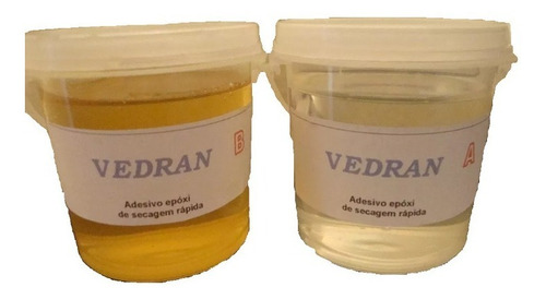 Cola Epoxi Secagem Rapida Kit 2 Kg