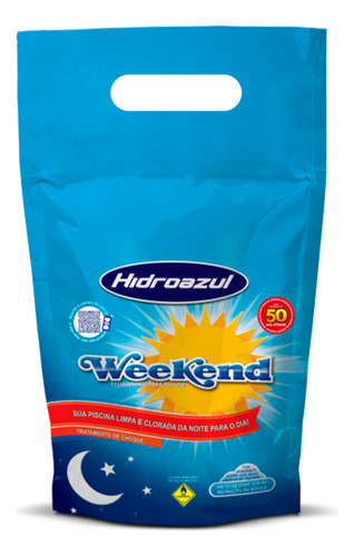 Weekend Hidroazul 4kg Produto Para Piscina Verde Suja